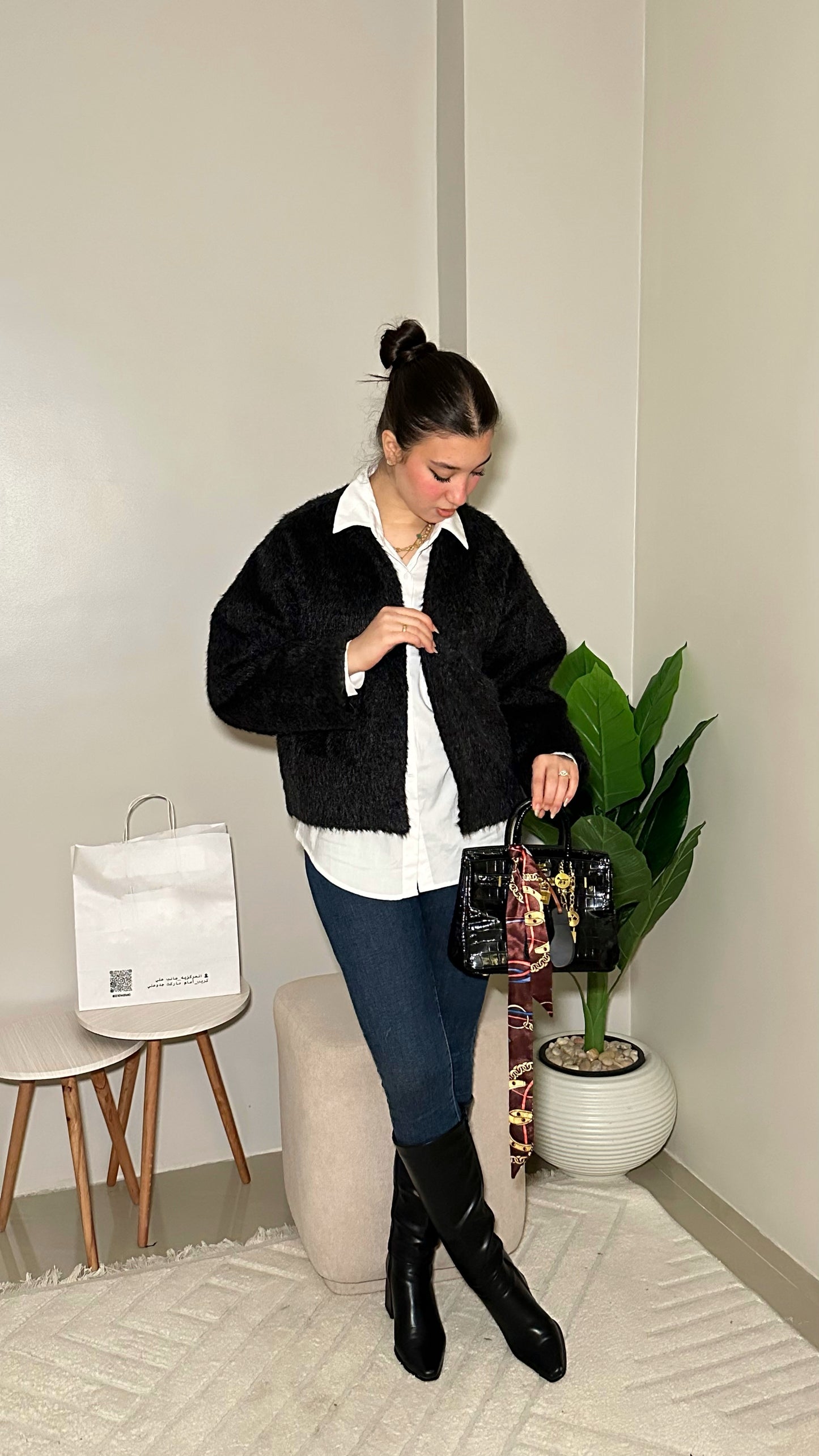 Soft Fur Elegance : ( black )