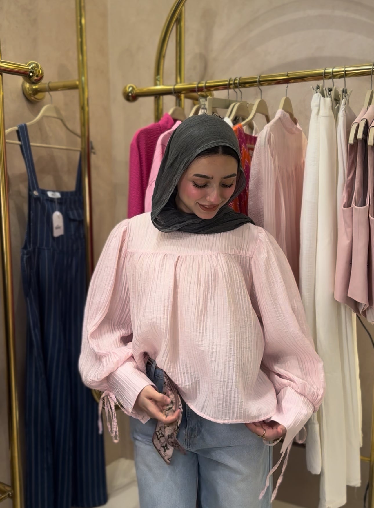 Fuffle Vibe Top : (Baby pink)