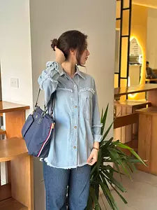 Trendy Denim Shirt