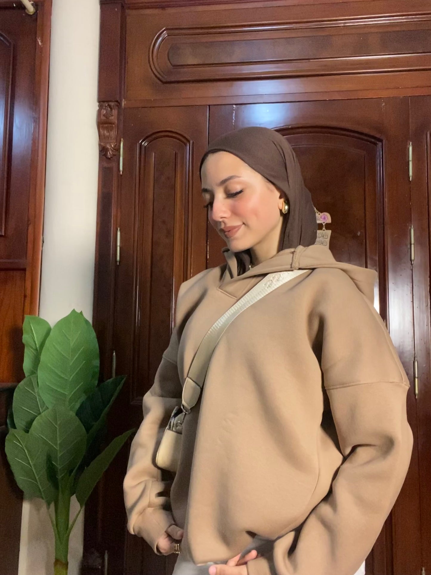 CAFE  POLO oversize hoodie
