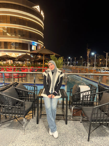 Warm Fur Jacket : ( Black)