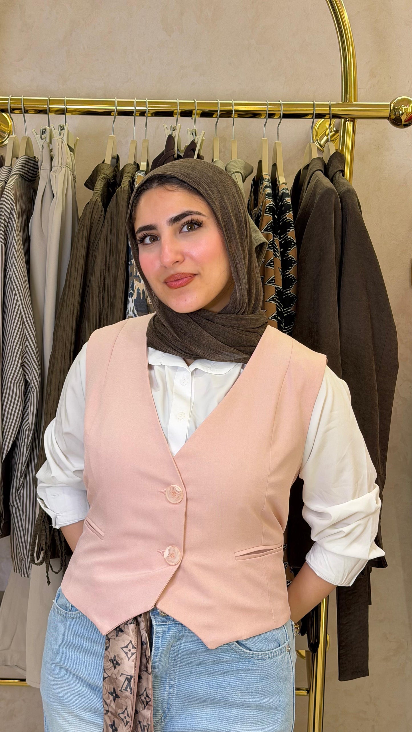 Formal Crop : ( Baby pink )
