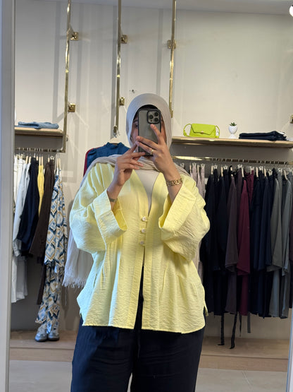 Oversize Buttoned Blouse