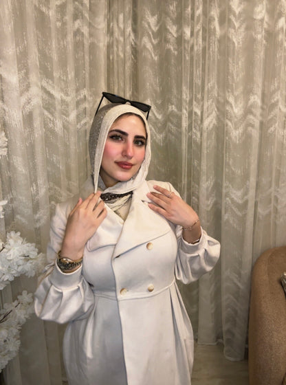 Velora Coat : ( beige) .