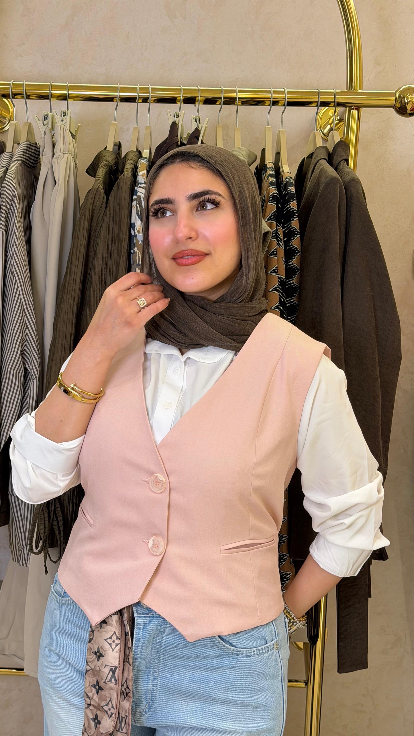 Formal Crop : ( Baby pink )