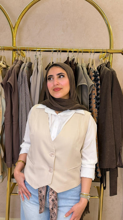 Formal crop : ( Beige)