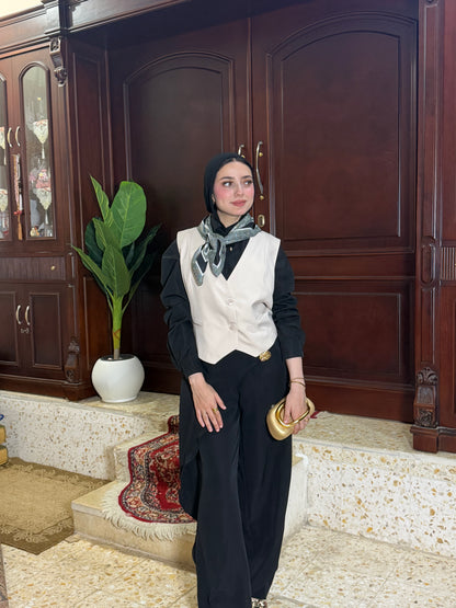 Formal crop : ( Beige)