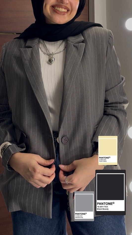 Gray Formal blazer