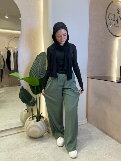 olive formal pants