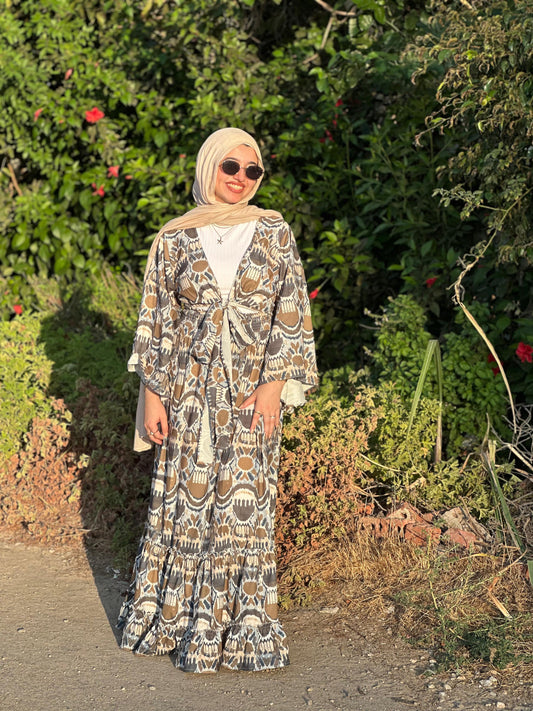 Boho Kimono Set