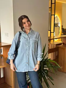 Trendy Denim Shirt