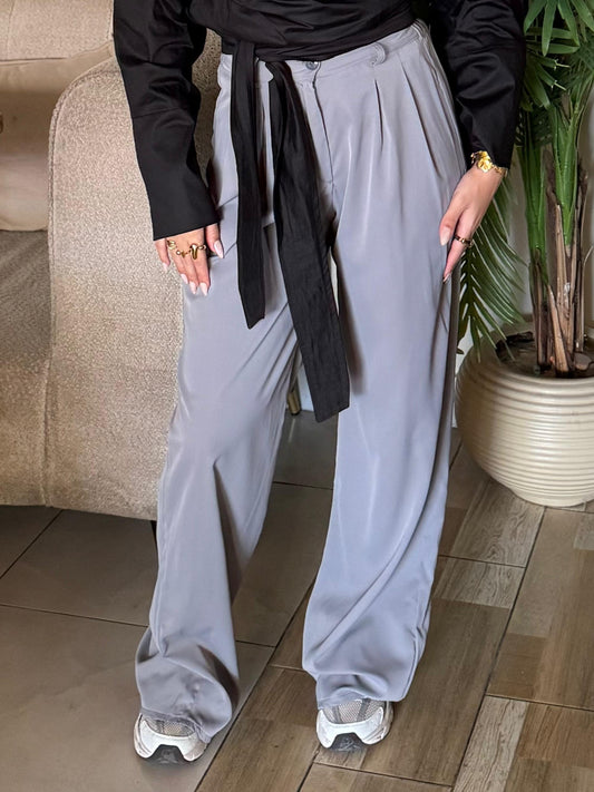 gray formal pants