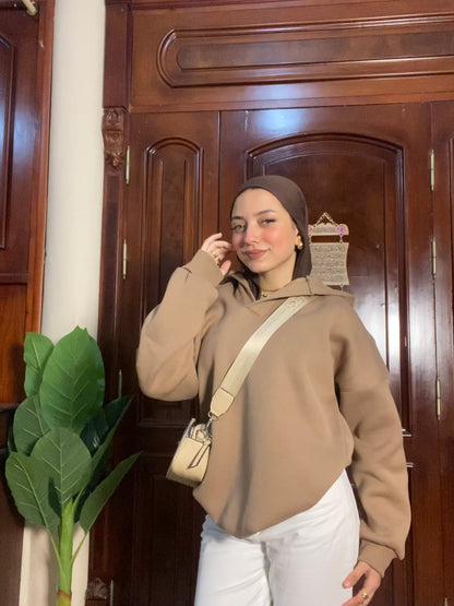 CAFE  POLO oversize hoodie