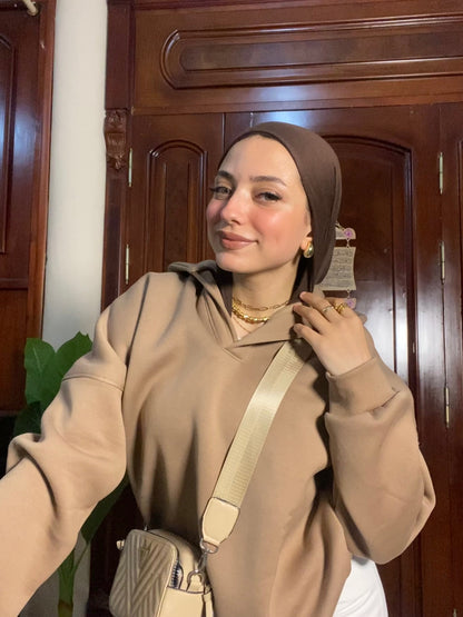 CAFE  POLO oversize hoodie