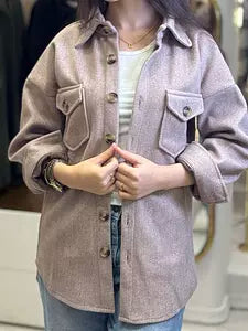 Rosewood Charm (Cashmere) Flannel Shirt
