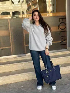 Gray Oversized Sweater