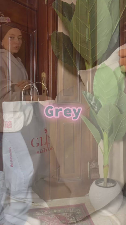 LIGHT GREY oversize hoodie