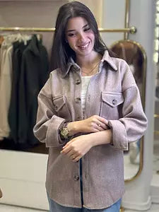 Rosewood Charm (Cashmere) Flannel Shirt